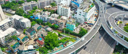 恒大海花岛水泥隔离墩加工安装项目正在进行中